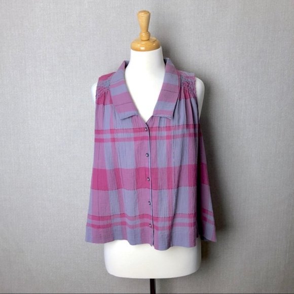 Anthropologie Holding Horses Tops - Anthropologie by Holding Horses, Sleeveless Blouse